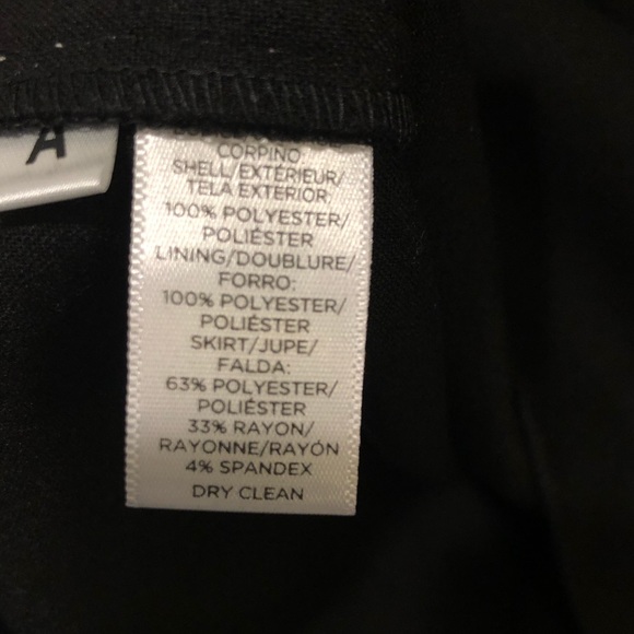 LOFT Black and White Dress Size 2 - Picture 7 of 7